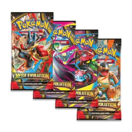 Obsah Mega Evolution Booster Box – 36 booster balíčků
