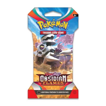 Přední strana Obsidian Flames sleeved booster Pokémon TCG