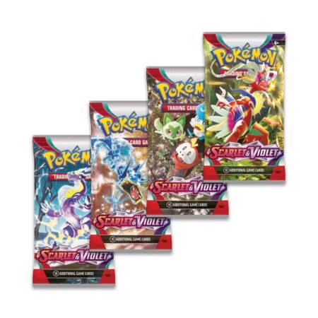 Obsah Scarlet & Violet Booster Box – 36 booster balíčků Pokémon TCG