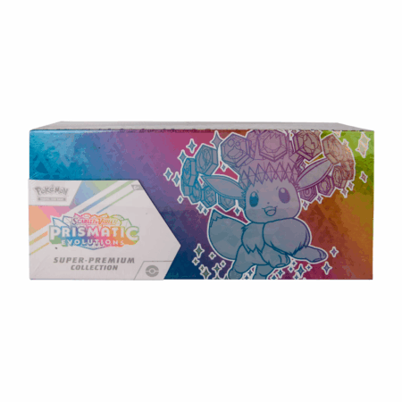 Prismatic Evolutions Super Premium Collection Eevee Pokémon TCG – přední strana