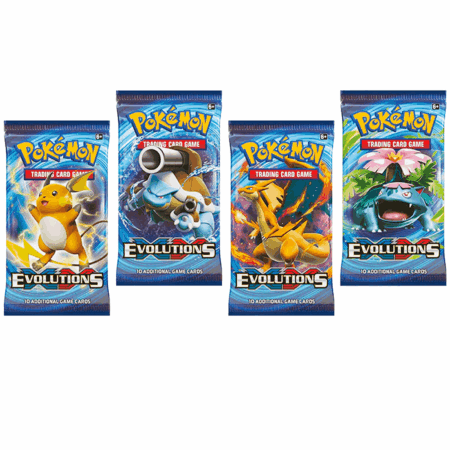 XY Evolutions Booster Pack Art Set Pokémon TCG