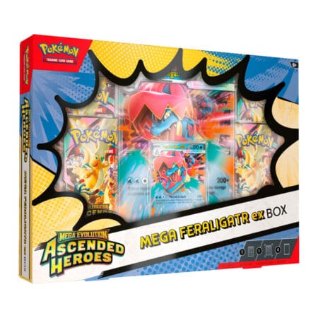 Pokémon TCG Ascended Heroes Mega Feraligatr ex Box balení produkt