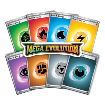 Pokémon TCG karty energií ze Série Mega Evolution