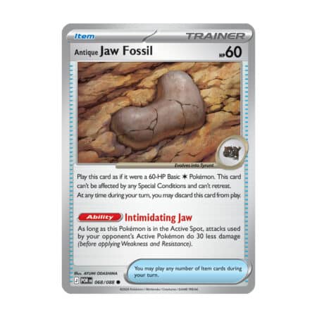 Antique Jaw Fossil 068/088 Perfect Order Pokémon karta