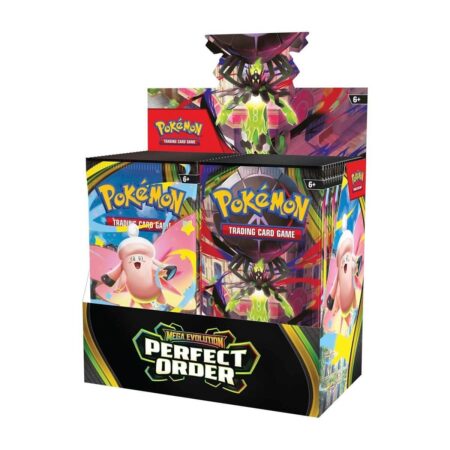 Pokémon TCG Perfect Order Booster Box přední strana balení