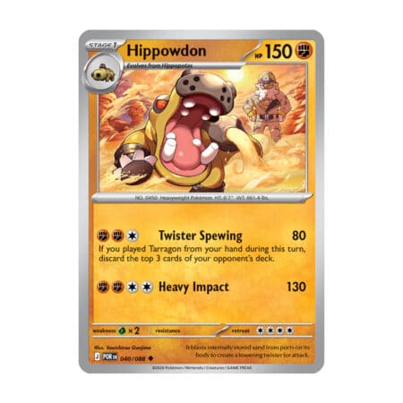 Hippowdon 040/088 Perfect Order Pokémon karta