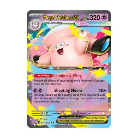 Mega Clefable ex 031/088 Perfect Order Pokémon karta