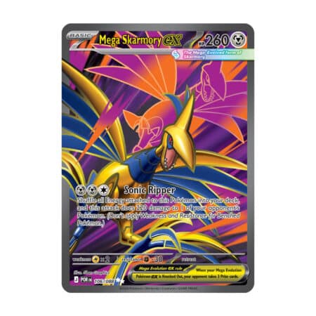 Mega Skarmory ex 106/088 Perfect Order Pokémon karta