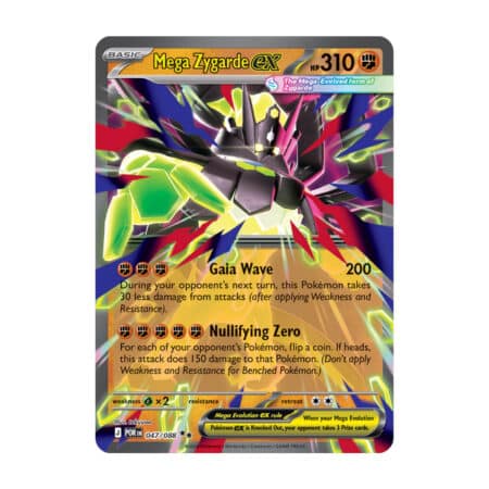 Mega Zygarde ex 047/088 Perfect Order Pokémon karta