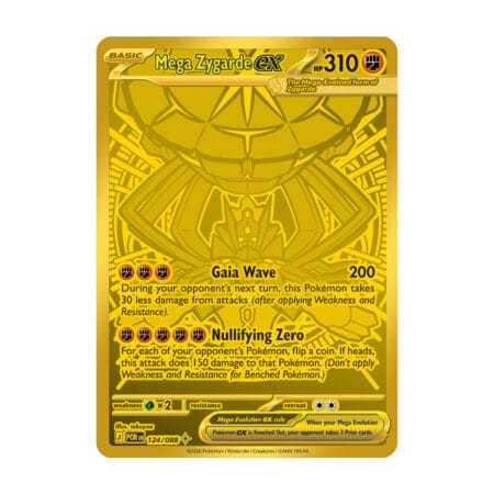 Mega Zygarde ex 124/088 Perfect Order Pokémon karta