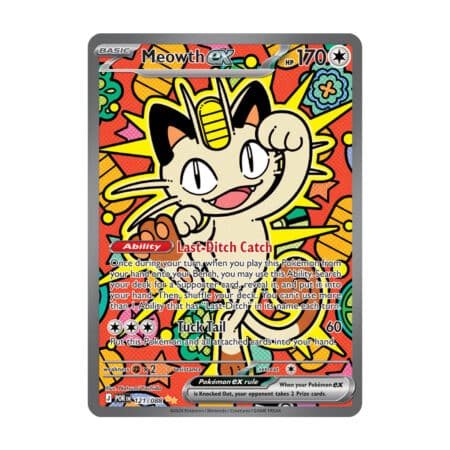 Meowth ex 121/088 Perfect Order Pokémon karta