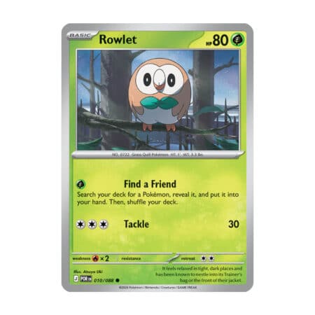 Rowlet 010/088 Perfect Order Pokémon karta