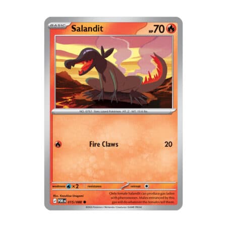 Salandit 015/088 Perfect Order Pokémon karta