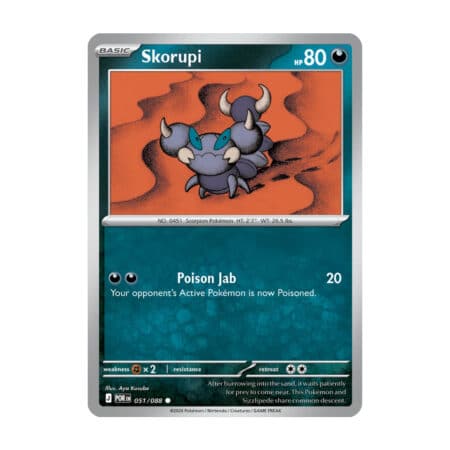 Skorupi 051/088 Perfect Order Pokémon karta
