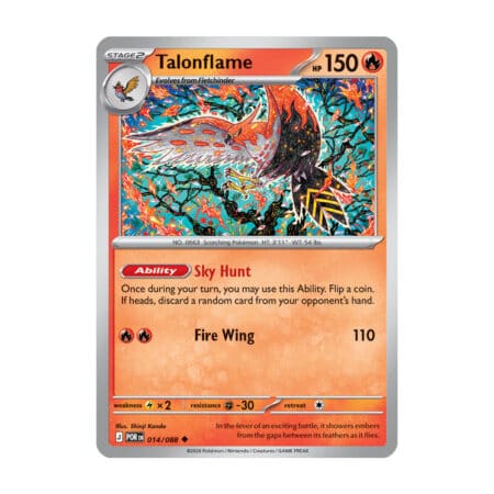 Talonflame 014/088 Perfect Order Pokémon karta