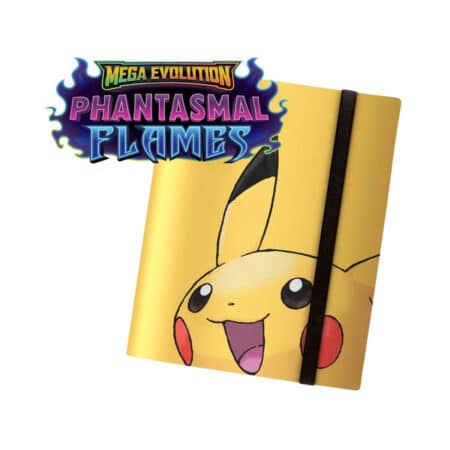Phantasmal Flames Base Set album Pikachu – kompletní set Pokémon karet v albu